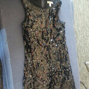 Speechless Women's Black Sequin Dress Small